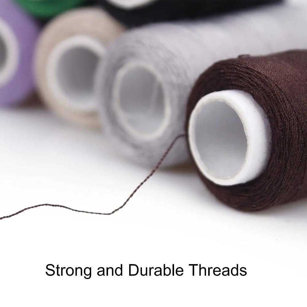 12Pcs/Set Manual Diy Combination Hand Sewing Tool Kit Sewing Thread Sewing Machine Thread Sewing Thread Set Sewing Supplies