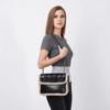 Women's Shoulder Bag Autumn Winter Fashion Lamb Wool PU Splicing Crossbody Bags Large Capacity Oil Wax Leather Chain Handbags