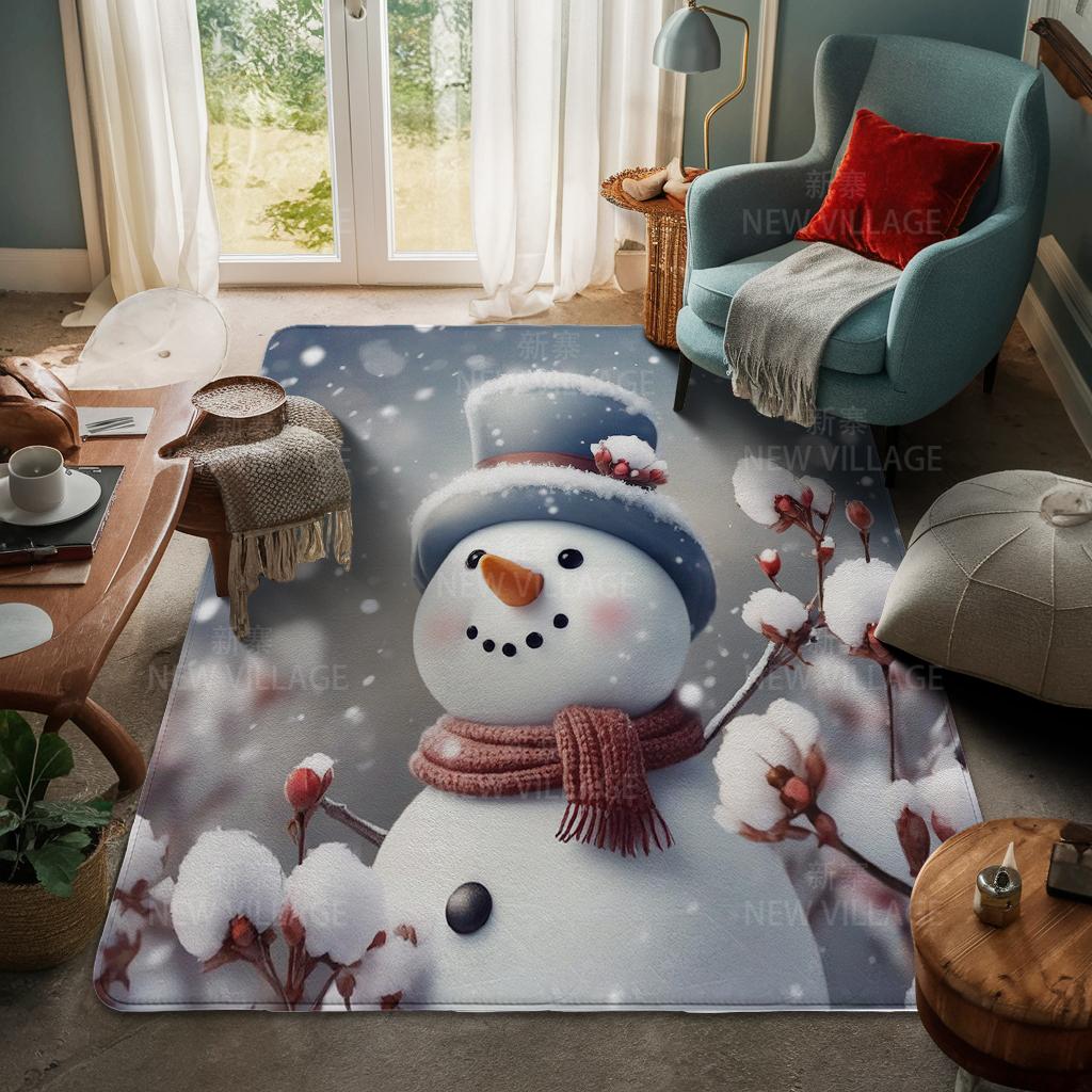 Koberec ke vchodu do domu Rohožka ke dveřím do domu Obývací pokoj Vana Koupelna Protiskluzové koberce s absorpcí vody vana Veselé Vánoce zima