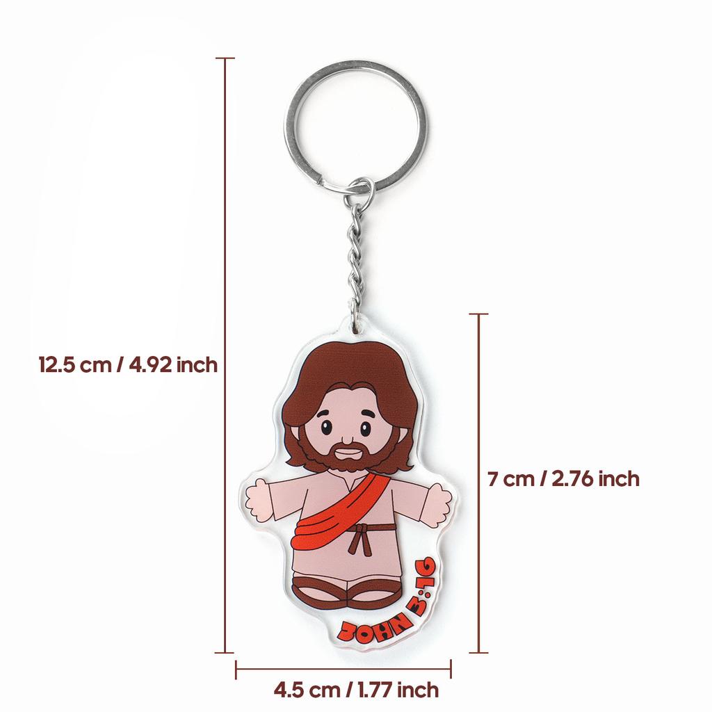 25cm Cartoon Jesus Kissen Stofftier Nachttisch Sofa Kissen Weihnachtsgeschenk Weiche Plüschpuppe mit Bibel Kissen für Kinder