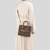 Michael Kors MK Mirella 19 Classic Letter Print Logo Zipper Closure Coated Canvas Handbag Shoulder Bag Crossbody Bag Small 35F2G7ZC5B-200