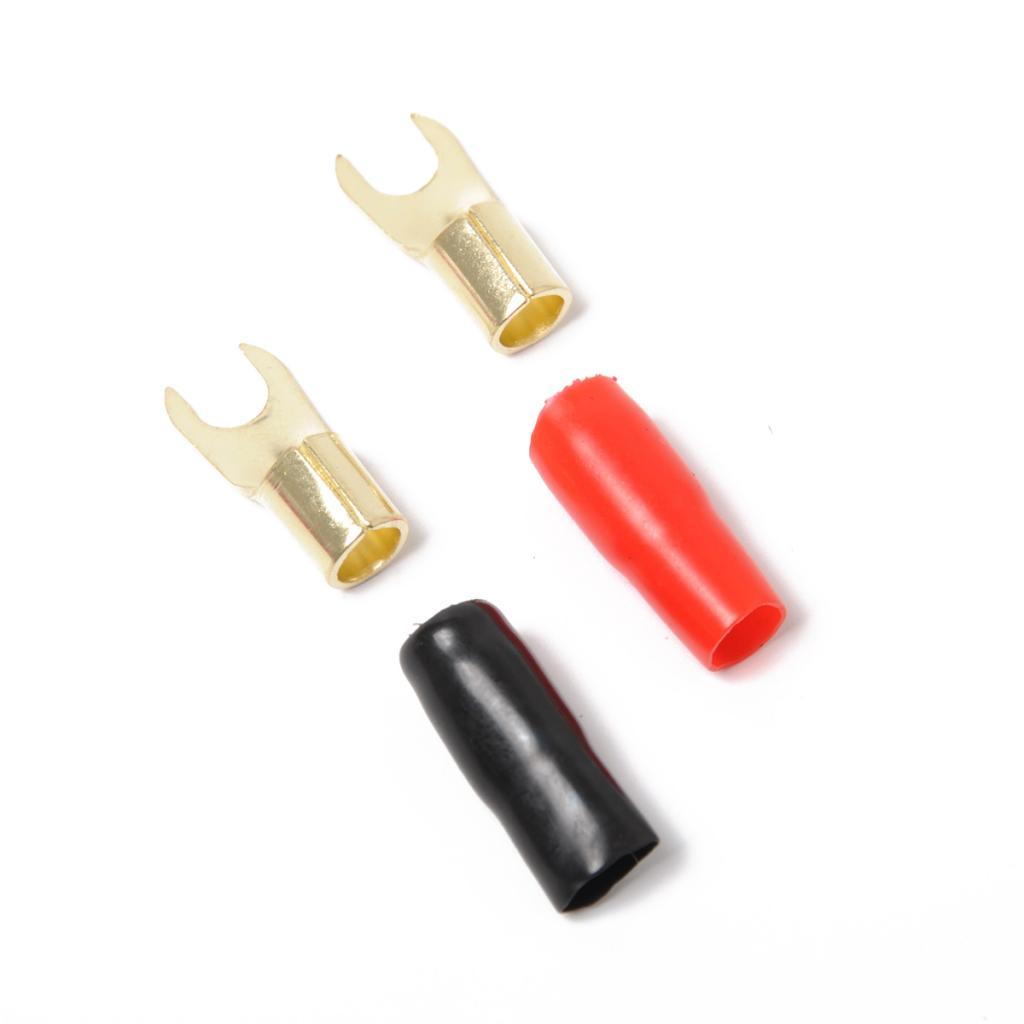 10 Pairs 8 AWG &Fork Terminals Wire Cable Connectors