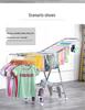 Foldable Stainless Steel Clothes Rack for Indoor/Outdoor Use