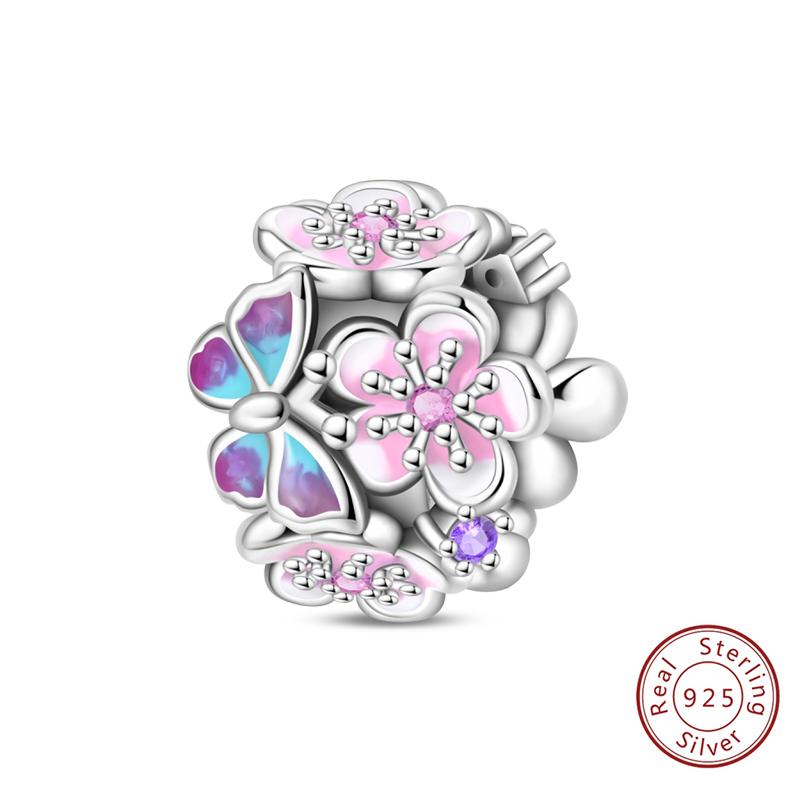 Compatible With Authentic Original Copper Metal Charm Bead Components Bead Components Luminous Magic Forest Deer Elf Charm Bead Components Designed