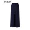 PORTS Women's Autumn/Winter Elegant Wide-Leg Pants