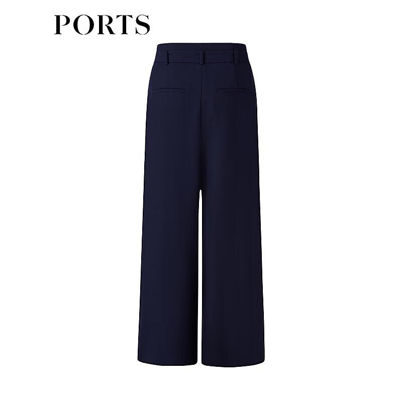 PORTS Women's Autumn/Winter Elegant Wide-Leg Pants