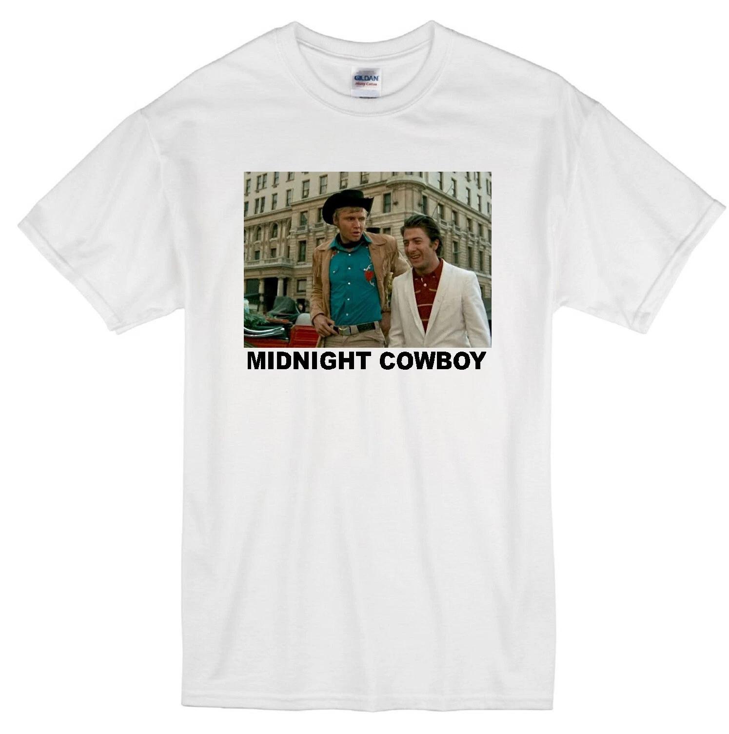 MIDNIGHT COWBOY JON VOIGT DUSTIN HOFFMAN 1969 NEW YORK MOVIE MOVIE WHITE T-shirt S