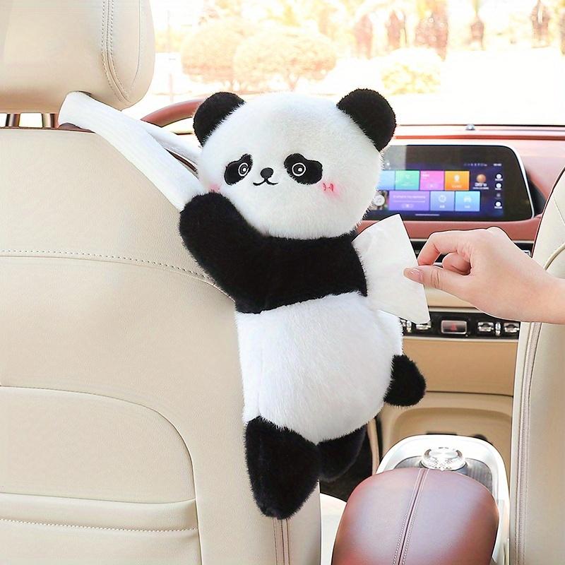 1pc Cute Car Tissue Holder & Hanging Storage Bag - Fit for Most Vehicles, Space-Saving Organizer for Tissues, Napkins, Snacks