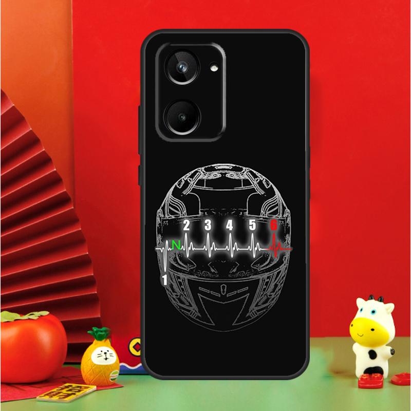 Motorcycle Gear For Realme 15 Pro GT7 GT6 10 11 12 13 14 Pro Plus C67 C63 C61 C55 C51 C53 C35 C75 C65 Case