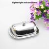 304 Stainless Steel Cheese Box Container With Lid Butter Keeper Holder  Restaurant Use