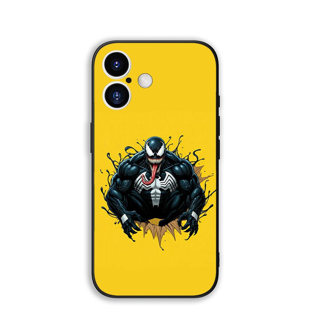 For Motorola Moto G86 G57 G67 G24 G15 G54 Power G13 G14 G34 G35 G45 G60 G53 G55 G64 G75 G72 Phone Case Venom Marvel Spider Man