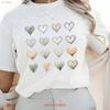 Valentine Heart T Shirt Unisex Cute Rounisextic For Her Love Themed Valentines Day Outfit Trendy Unisexs Vintage Stylish