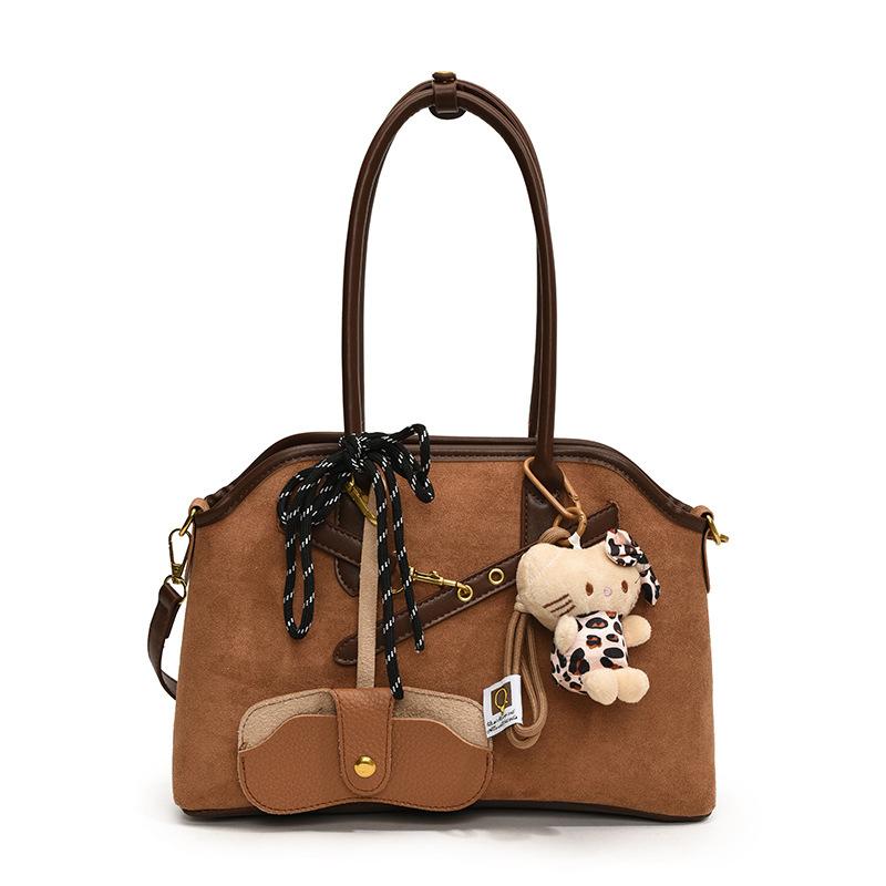 

Корейская сумка на плечо для работы и учебы для женщин, модная на осень-зиму, портативная сумка большой вместимости