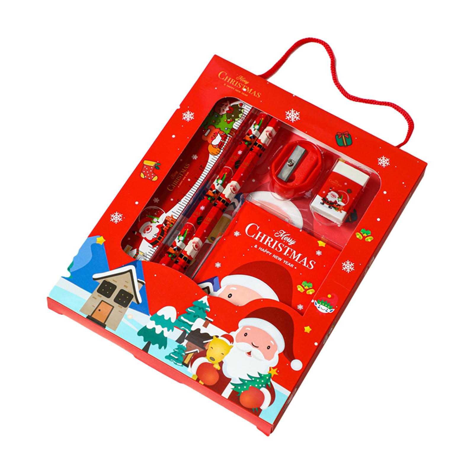 Christmas Stationery Set, Christmas Party Favor Set Classroom Stationery Gift