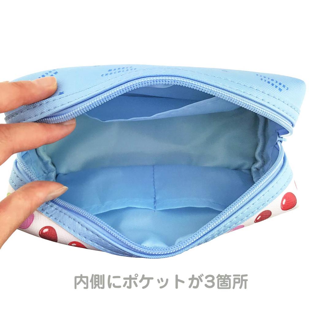 Sakamoto Oyatsu Market Square Pen 40224701 Pouch, Marble,