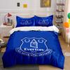 Blue Everton Logo Bedding Set Bedding Duvet Cover Set Duvet Cover Pillowcases (1 * Duvet Cover 2 * Pillowcases, Without Duvet Insert)