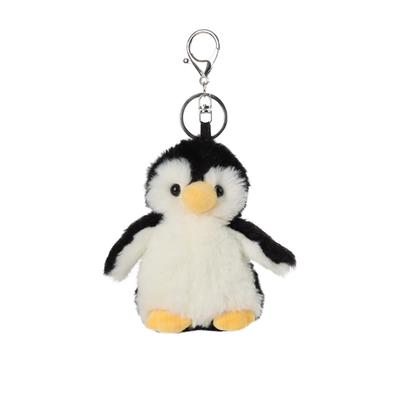 Apricot Lamb Black Penguin Cute Soft Keychain Plush Toy, Perfect for Boys and Girls, Fits Kids Backpacks and Purses, 10cm