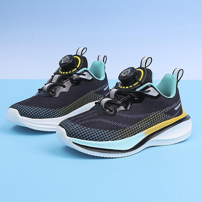 Kinderlaufschuhe Red Rabbit 6pro Drehverschluss Mesh atmungsaktive Schuhe stoßdämpfende Sportschuhe Wettkampfschüler mittleres und älteres Kind