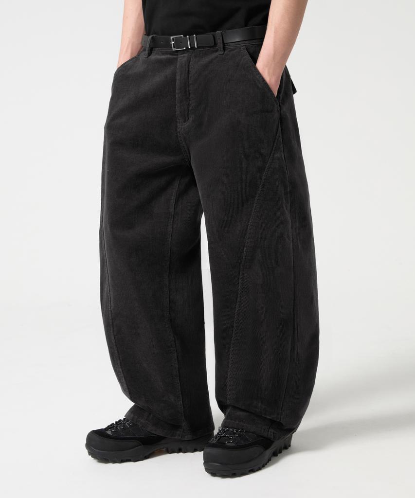 TRILLION Curved Fit Wide Corduroy Pants_4 Colors