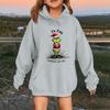 Children's Fashionable Casual Long-sleeved Loose Christmas Print Pullover Hooded Sweatshirt