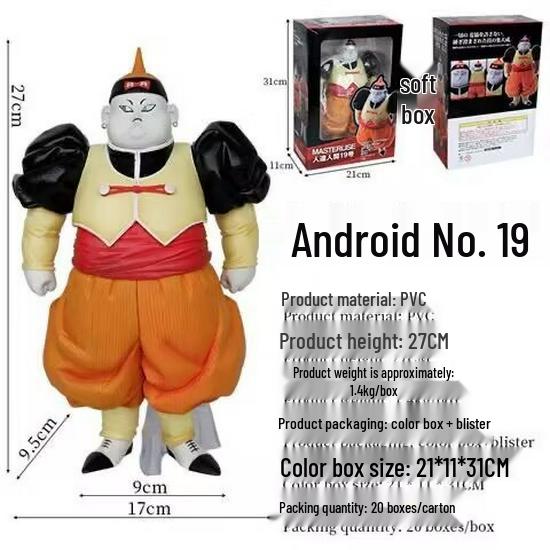 Драконий Жемчуг Z Ужас Андроидов: Супер большая модель статуи 16, 19, 20