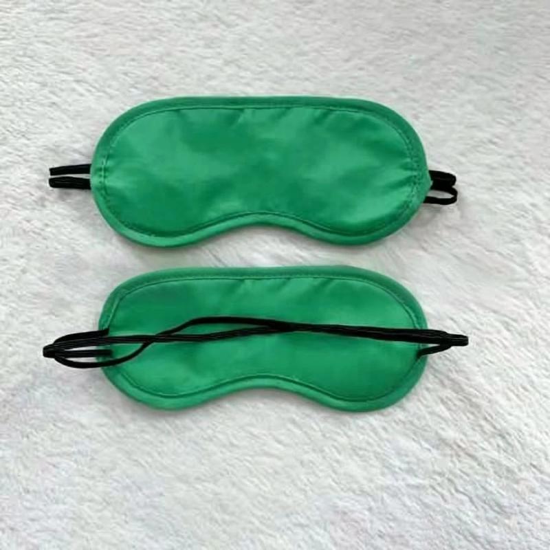 Seidige Schlafmaske Zero Druck Lichtblockierend Elastisches Band Mehrfarbig für Reisen Camping Outdoor Ruhe