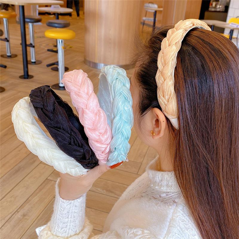 Fresh Styles Headbands Organza Woven Pattern Womens Hair Accessories