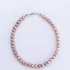 jewelCOUNTY Pink Snow Pearl Bracelet 925 Silve