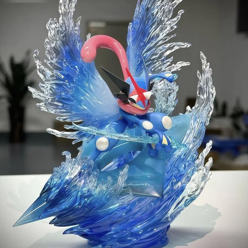 

Latest Hot Pokemon Four-Leaf Clover Greninja Butterfly Tide Enjoy Model Toy Desktop Decorative Ornaments Designed For Boys Holiday Present