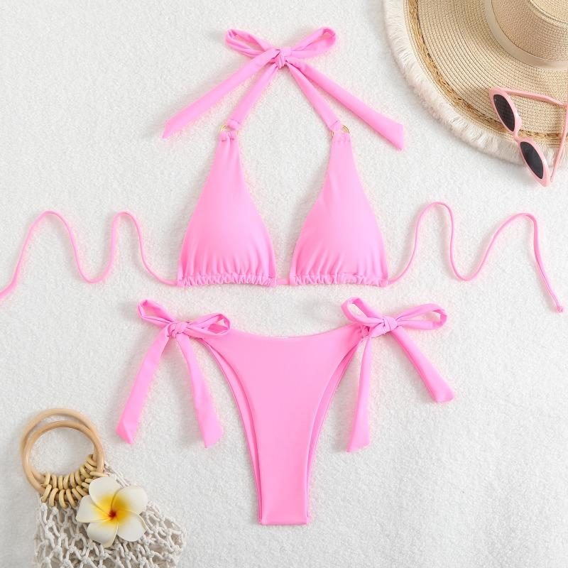 New bikini three-point new swimsuit women's multi-color split swimsuit sexy biki