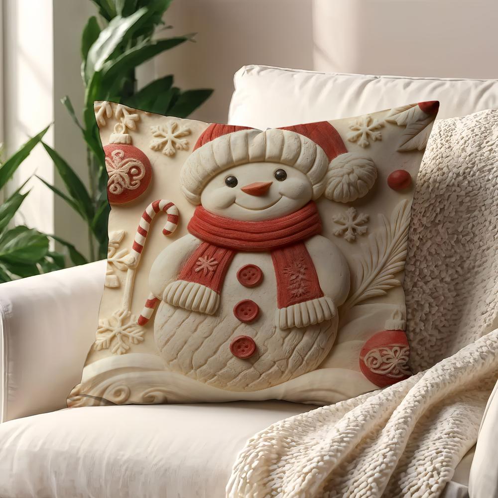 Santa Claus reindeer snowman ww cushion cover Best Home Office Coffee Pillow Sofa Printing Decoration Room Shop Car Nordic Hit