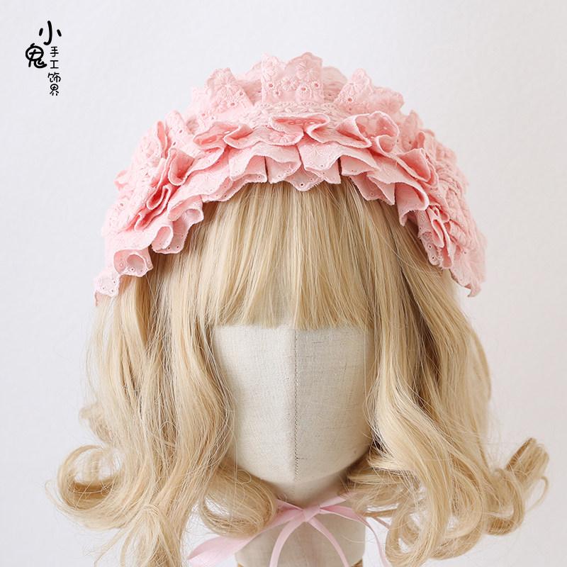 Doll Feeling Bow Headband KC Goth Black Lo Girl Waltz Hair Accessories Mood Limited Lolita Headgear