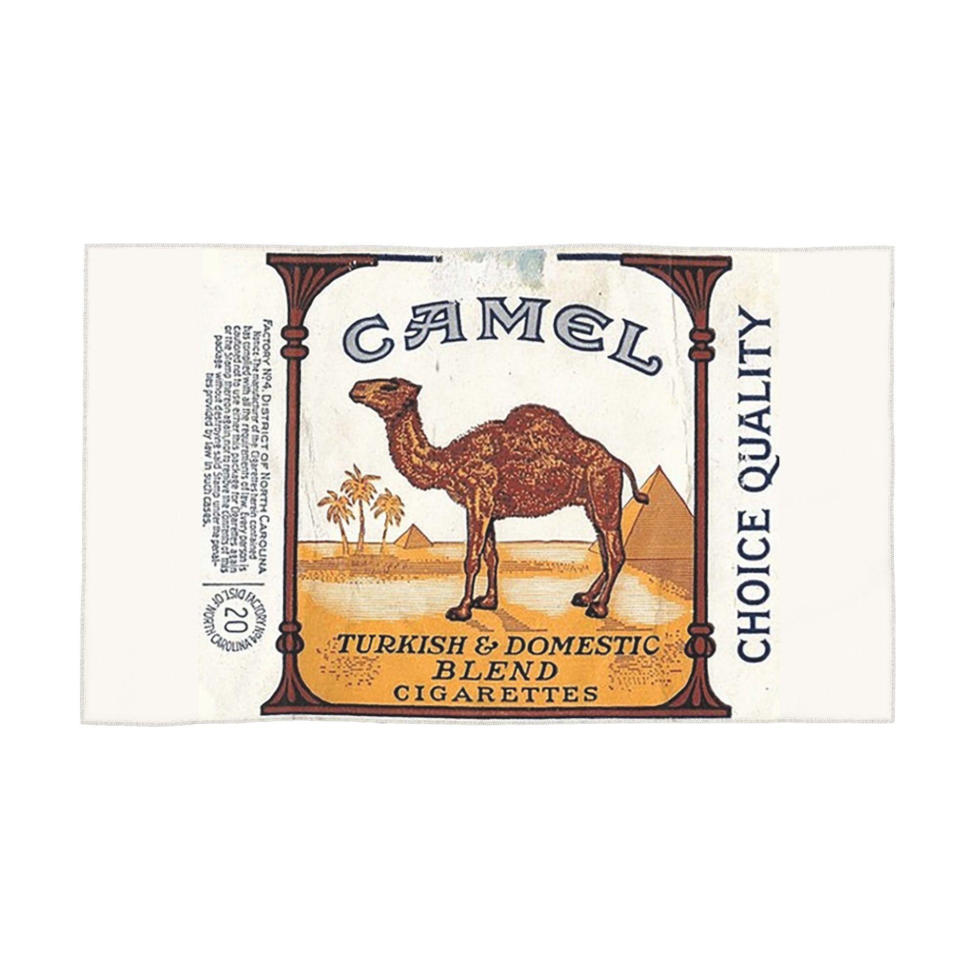 

Винтажная пачка сигарет Camel Мягкое лицевое полотенце Быстросохнущее для бассейна Ванной Хлопковые полотенца Впитывающие W40*H60(CM)