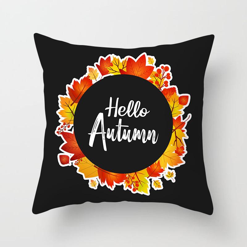 Nordic Black Letter Pillow Cushion Cover Living Room Sofa Car Pillow Cover Home Furnishings