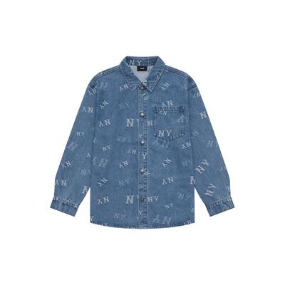 MONOGRAM 24FW Denim Shirt Unisex Indigo 3ADRM0244-50INS