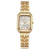 Trendy Women's Simple Square Alloy Band Quartz Watch