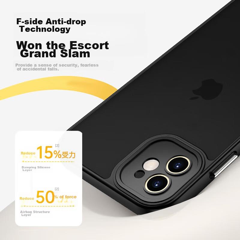 IPhone 11 Case, Apple 11 Protective Cover, Semi-Transparent Frosted Shockproof Anti-Fingerprint Full Lens Protection Soft Edge Case, Royal Blue