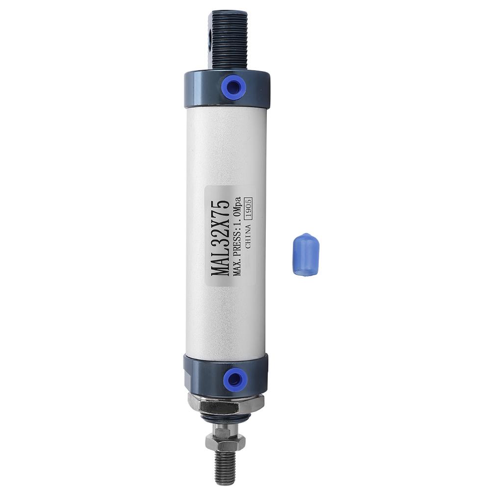 

MAL 32mm Single Rod Double Acting Mini Pneumatic Air Cylinder Aluminum Alloy (Stroke 75mm)