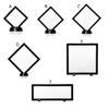 Jewelry Organizer with Base PE Thin Film Suspension 3D Floating Display for Case