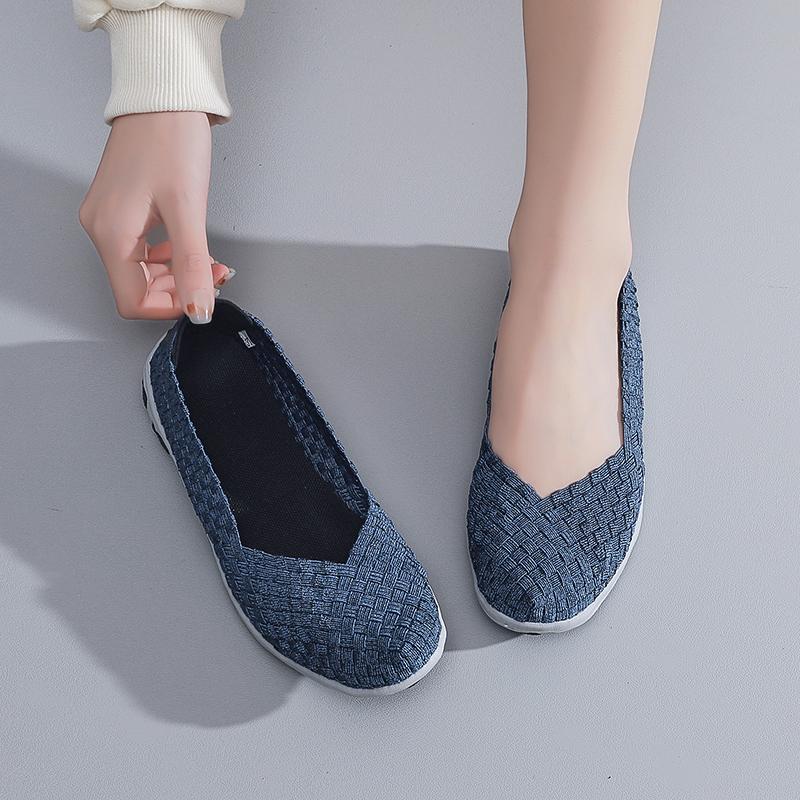 Women Comfort Casual Summer Sneakers Nurse Plus Size Flats Loafers Soft Beach Walking Sports Shoes Lightweight Slip On