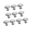 10Pcs Stainless Steel Dressers Knob Kitchen Cabinet Door Handle Wardrobe Pulls Round Drawer Knob Furniture Hardware