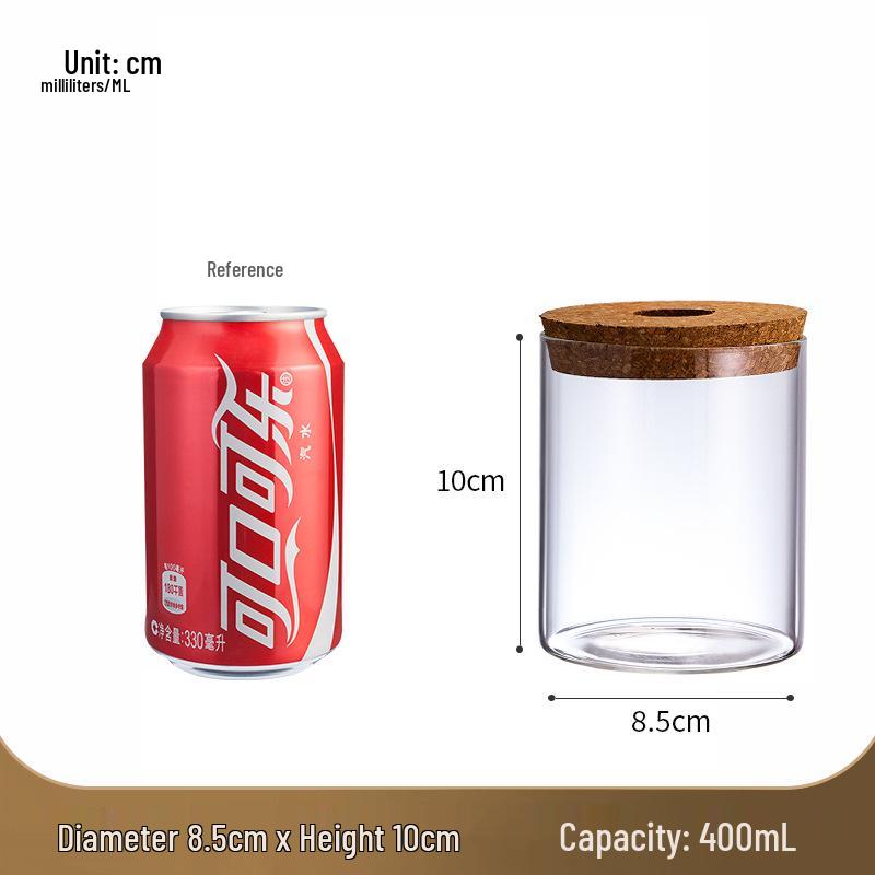 Desktop Borosilicate Glass Mini Ornament: Micro Landscape Hydroponic Plant Jar & Multifunctional Storage Bottle