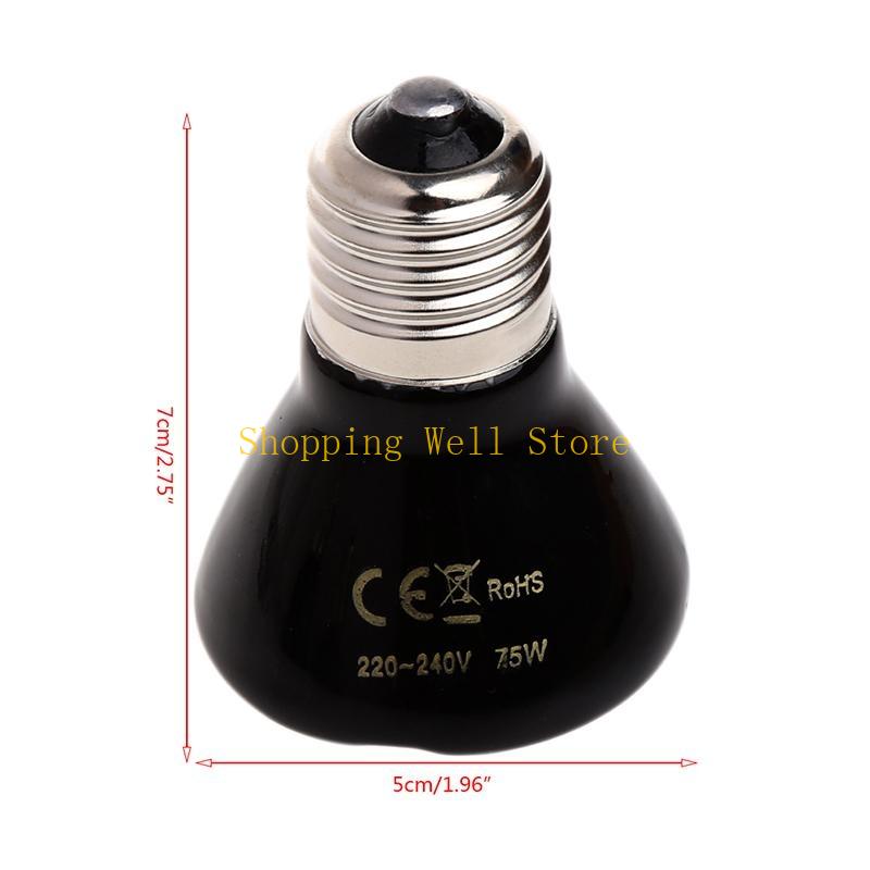 KX4B Reptiles Emitter Heat Bulb Pet Brooder Heater for Chick for Turtle S