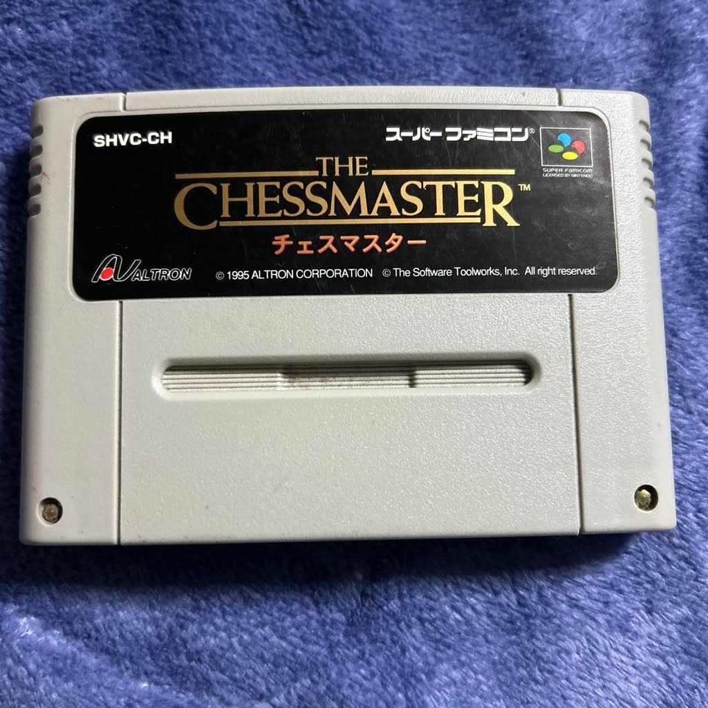 Used The Chessmaster SFC SNES Super Famicom SHVC-CH Tested Working Nintendo Table Game Altron NTSC-J Super Nintendo Cartridge