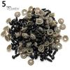 100 Schwarze Spielzeugaugen 6-14mm für Teddybär-Puppen