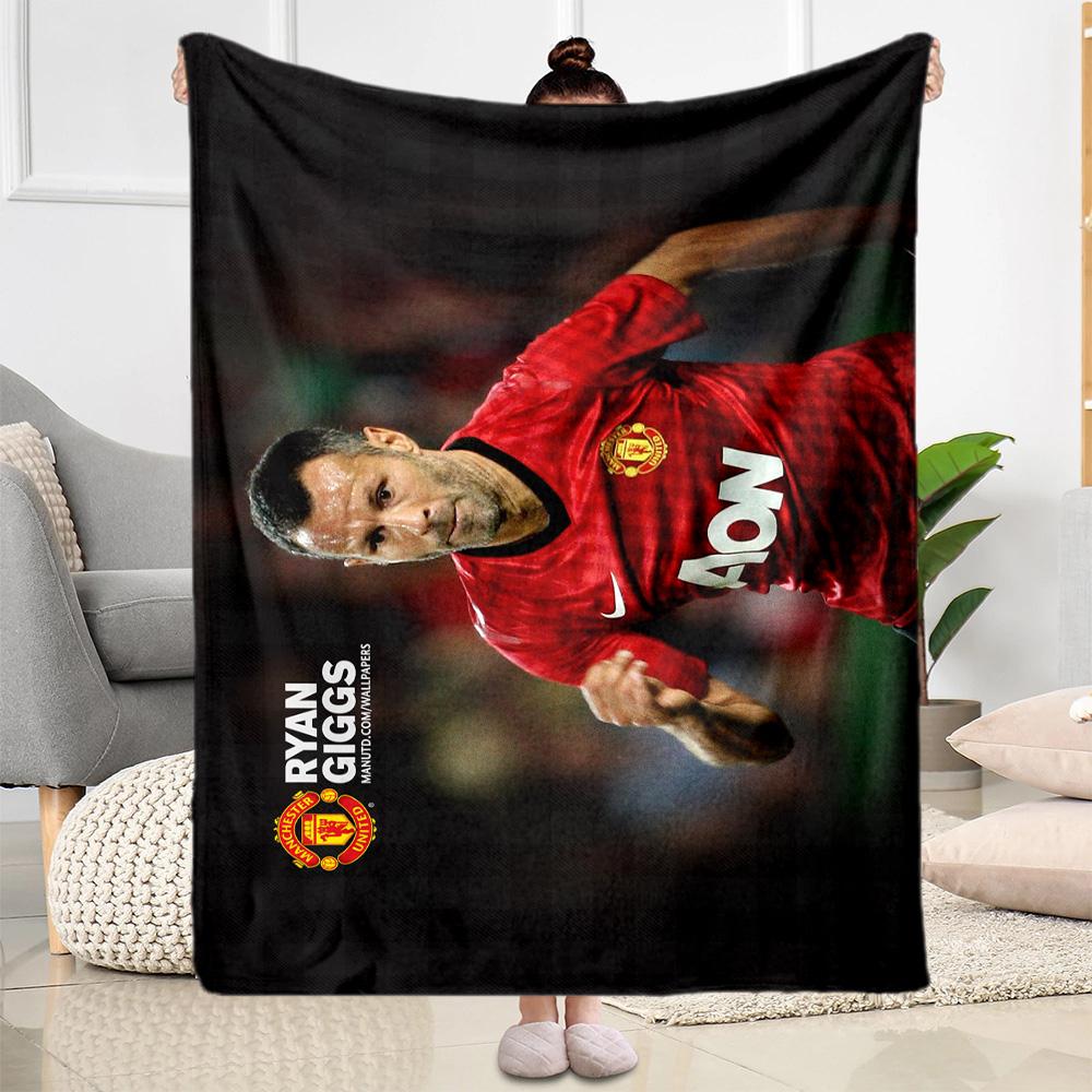 Football Player Celebration Blanket Ultra-Soft Great for Office Chair Couch Chair for All Occasions Stylish Decor Best Holiday Gift for Friends Family