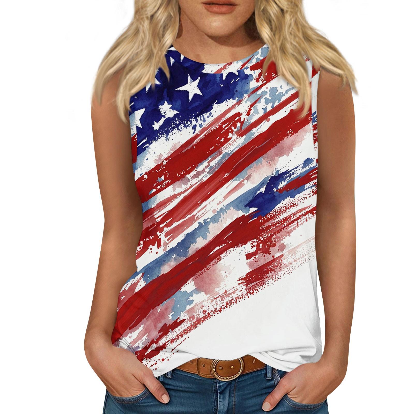 

Женский повседневный круглый вырез без рукавов с принтом жилет Топы жилет S