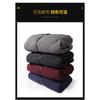 Men Casual Fashion Solid Color Large Size Hooded Thickened Warm Cotton Padded Jacket