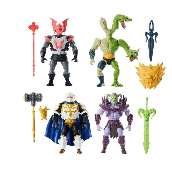 MATTEL Masters of the Universe Pack Exclusif de 4 Figurines Origins 14 cm