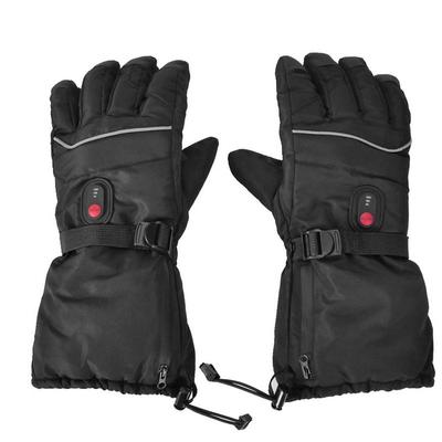 Heating Gloves Snowmobile Skiing with Battery Box Winter Warm Motorcycle Heated Gloves Touchscreen Waterproof Heated Gloves